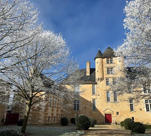 Givre au château-galerie