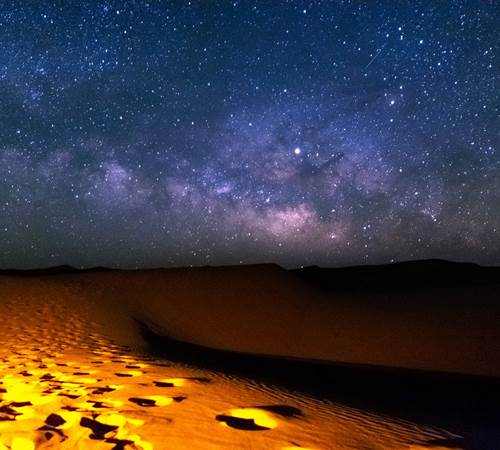 La nuit magique dans les dunes