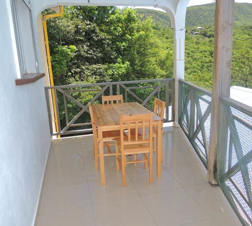 terrasse vue montagne