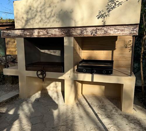 Barbecue Plancha Forge Adour pour 15 personnes