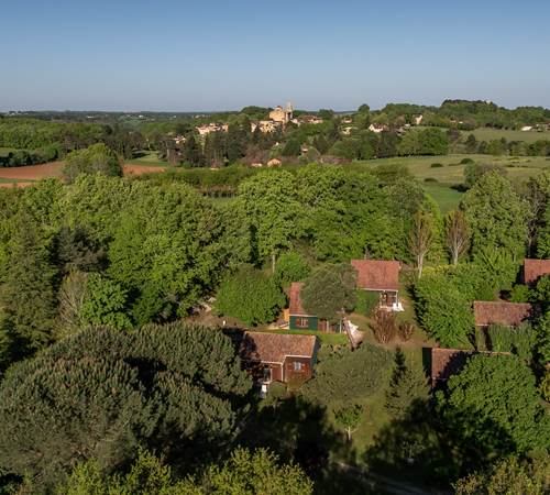 Les paysages verdoyants du Périgord