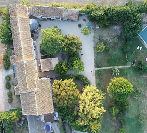 Vue aérienne - Justin de Provence à Orange-photo-page