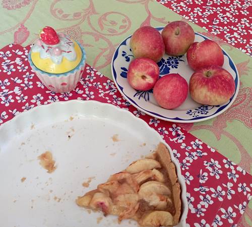 Cake à la pêche
