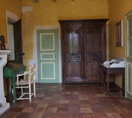 chambre avec son bureau en Provence Vaucluse-galerie