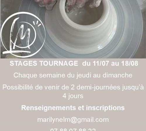Tournage céramique en Luberon été 2024