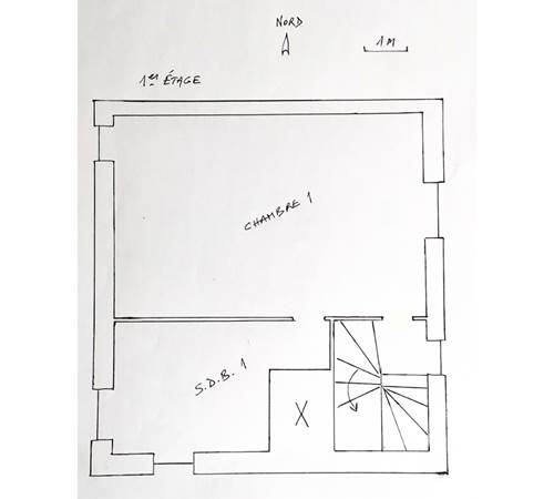 Plan 1er étage-galerie