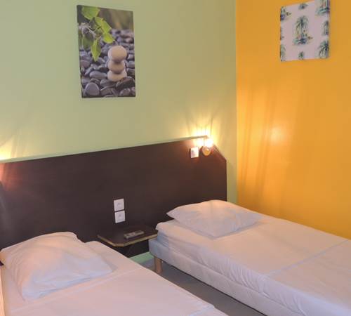 chambre 2 lits simples