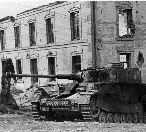 Duitse tank ontmanteld voor de gîte-photo-page