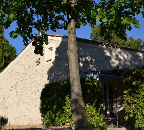 Extérieur du gîte-galerie