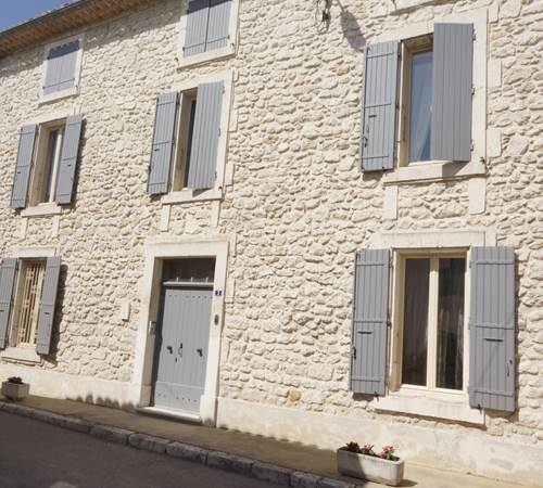 Maison en Provence de charme  - Façade - Lapalud - Vaucluse-galerie