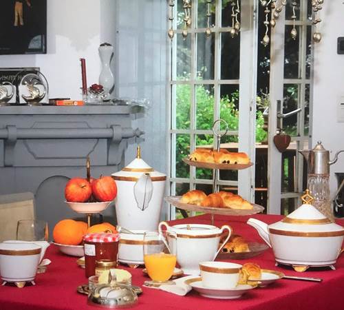 Petit déjeuner à La Colombière-galerie