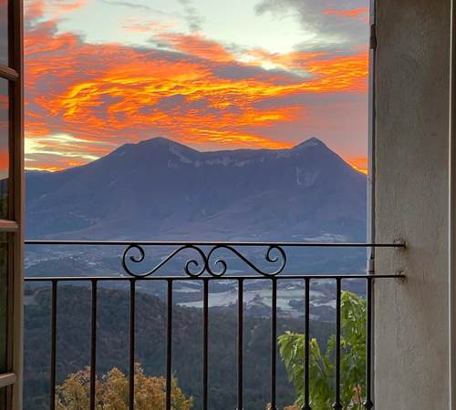 La vue de la chambre parentale du gîte du Levant-photo-page