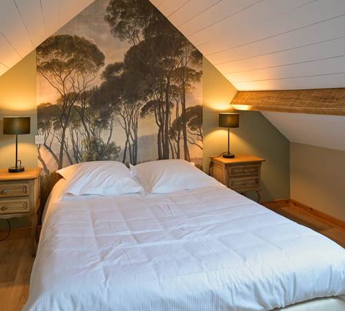 Le Gite La Bergerie - la chambre double-galerie