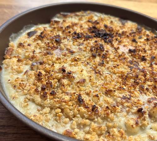 En plat pour l'hiver : une croziflette au fromage local