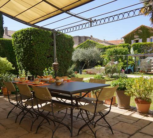 Maison en Provence de charme  - Terrasse - Lapalud - Vaucluse-galerie