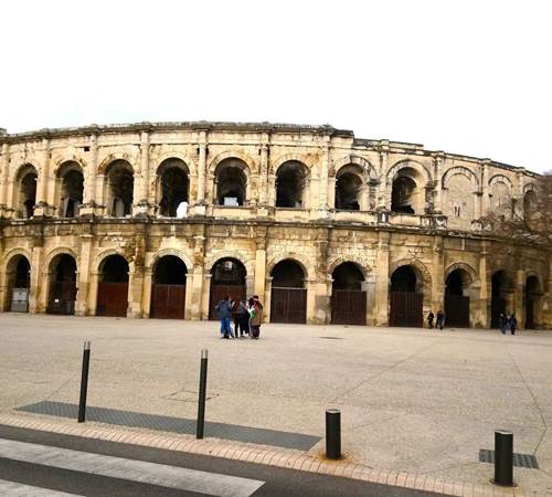 Nîmes - Les arènes-galerie