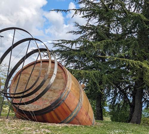 le tonneau du rond point d'Archiac-photo-page