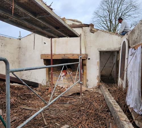 J2 travaux salle de réception