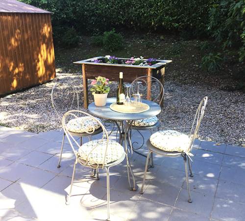 Coin tranquille terrasse