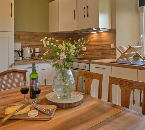 Le gite la Bergerie - La cuisine-galerie