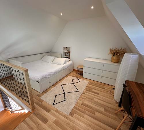 Chambre Mezzanine lit gigogne 2x 80 par 200-galerie