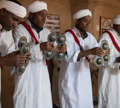 Musique Gnaoua au village de Khamlia
