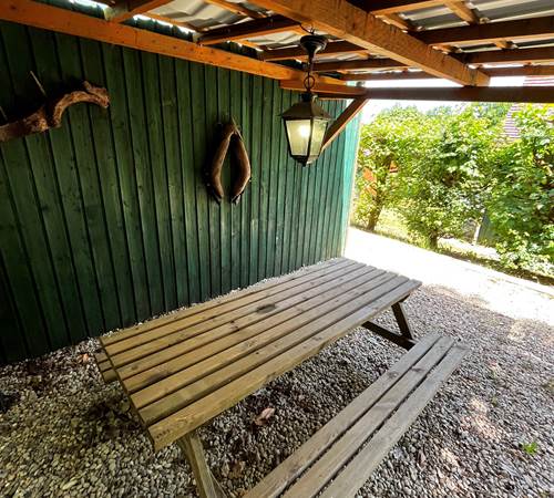 espace repas extérieur