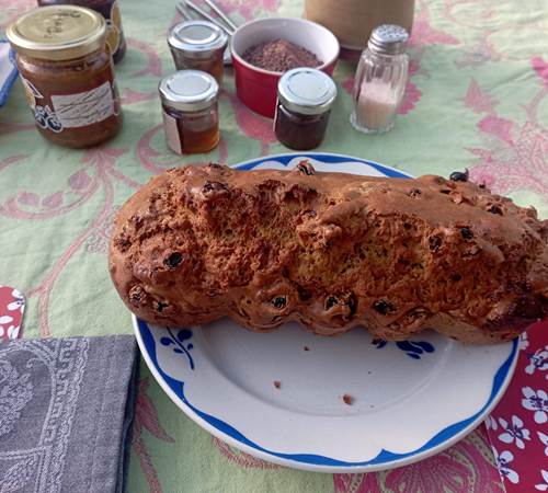 Cake aux raisins