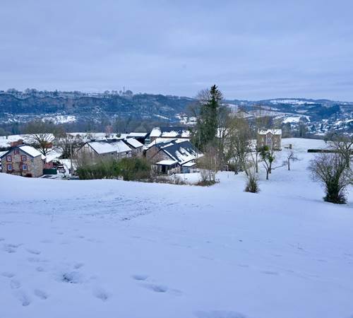 Hénumont onder de sneeuw - sous la neige - unter dem Schnee - under the snow-photo-page