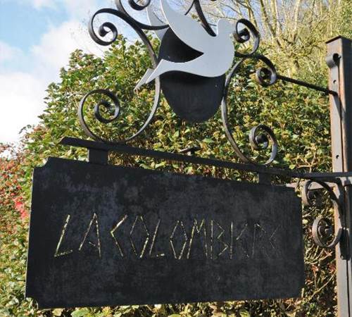 Enseigne La Colombiere-galerie