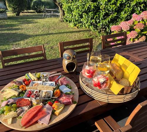 Planche gourmande et son dessert