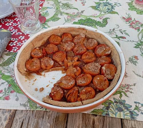 Tarte à l'abricot