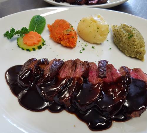 magret sauce caramel d'épices Le Ranch des Lacs-photo-page