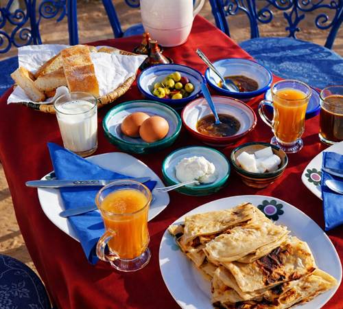 Petit-déjeuner marocain