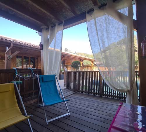 terrasse de la chambre-galerie