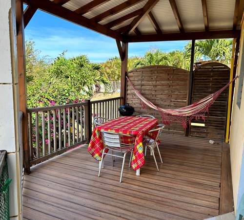 Terrasse pour groupe de plongeur
