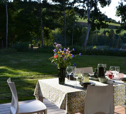 Terrasse couverte magnifique vue sur la nature-galerie