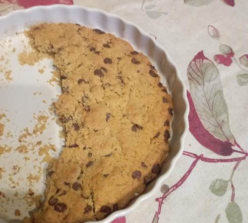 Cookie chocolat géant