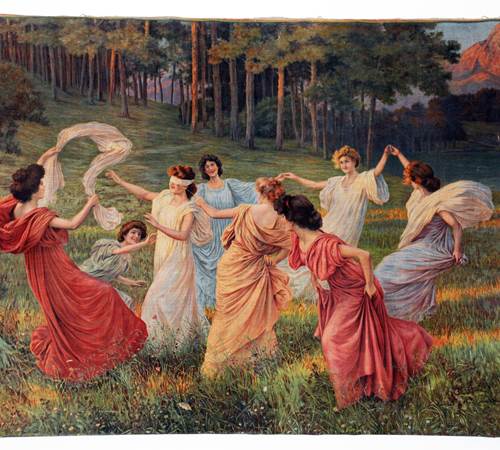 La Colombière : tableau bucolique dans la chambre Colombe Diamant-galerie