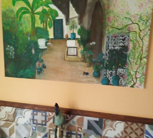 un riad à l'acrylique-photo-page