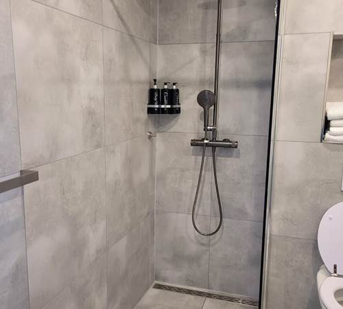 IRIE-VIBES-RETREAT-Appartement-Rose-Bleue-Douche
