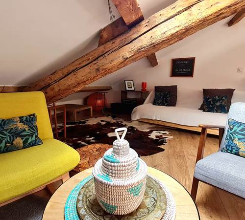 Sous les toits - salon-galerie