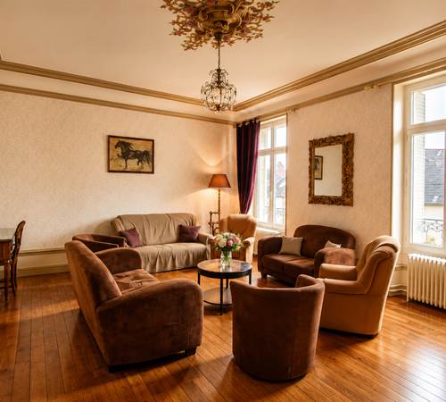 Grand salon lumineux