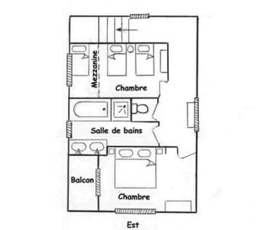 Plan 1er étage-galerie