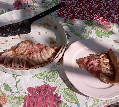 Tarte à la pêche