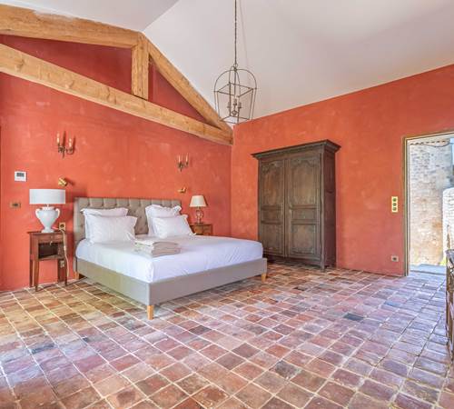 Vue d'ensemble de la chambre-galerie