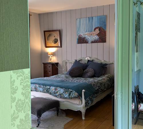 chambre dhôte de charme- la Grenade Bleue-  Pons- avec piscine intérieure spa sauna-galerie