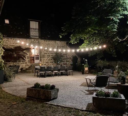 Domaine du Vidal - La terrase by night-galerie