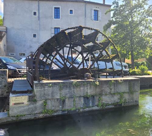 Roue de la filature Goudard