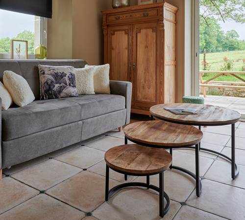 Le gite la Bergerie - La salon-galerie